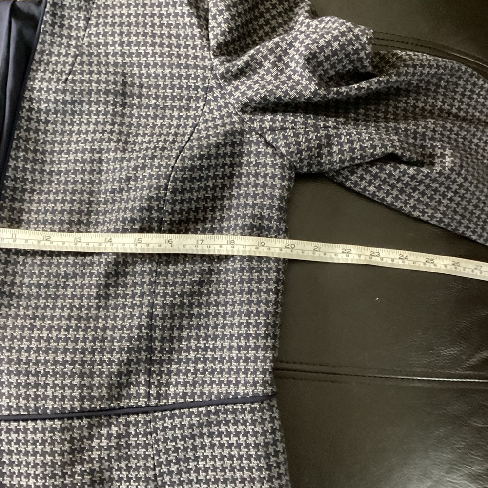 Talbots Houndstooth Pantsuit - Blue and Gray - Picture 15 of 16